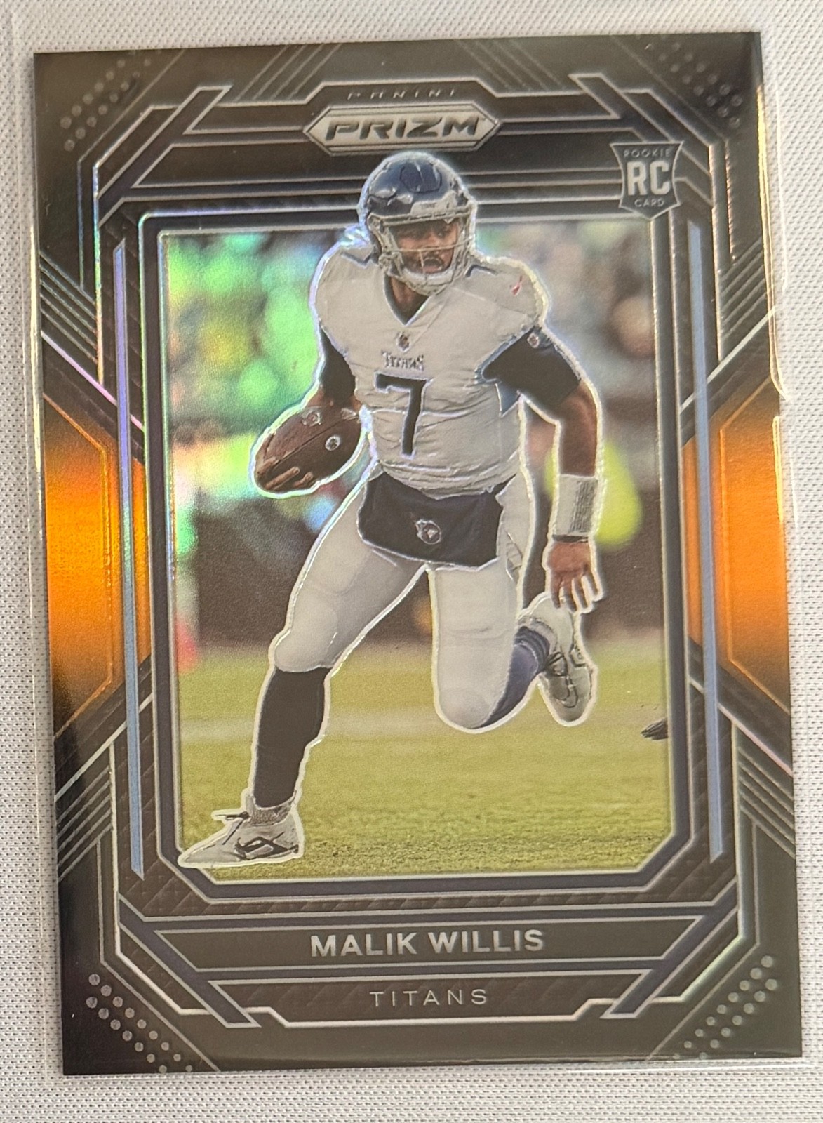 Malik Willis Rookie 2022 Prizm Black RC #PB-7 Orange /75 (RC) RARE!!!!
