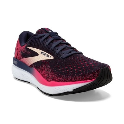 ユウ Brooks Ghost 16 120407-1B-422 Sneakers Women's Peacoat Raspberry