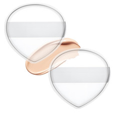 2Pcs Silicone Makeup Sponge, Clear Jelly Makeup Applicator Non-Absorbent Silicon
