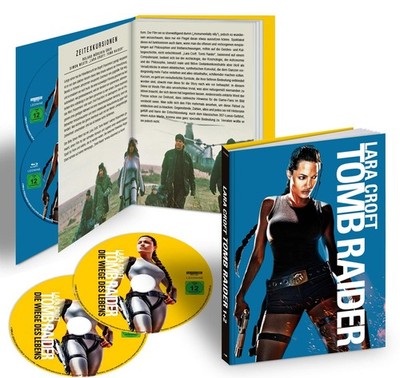 Lara Croft: Tomb Raider 1+2 Lim. Mediabook UHD-Box: 4K Ultra HD (4K UHD Blu-ray)