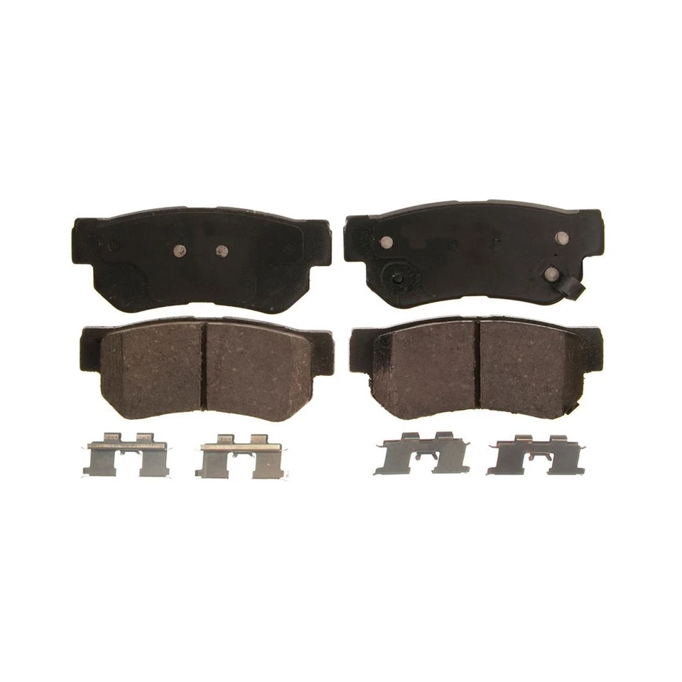 Conjunto de pastilhas de freio a disco dianteiro traseiro serve para Hyundai Tucson 2005-2009 - Imagem 3 de 4