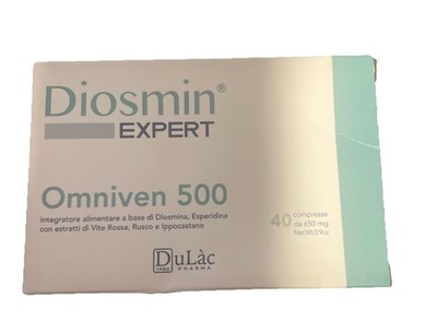 DuLac Pharma Diosmin Expert Omniven 500 Tablets 40 Blood & Circulatory Health