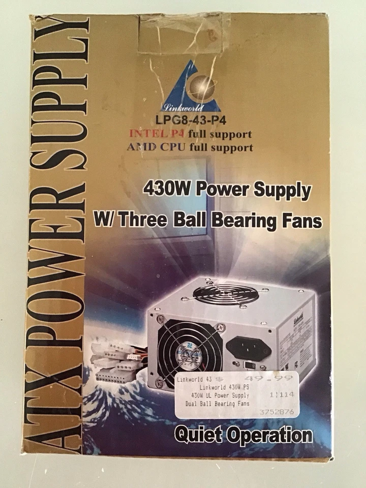 Fuente de alimentación Linkworld LPG8-43-P4 430W ATX Foto 3 de 4