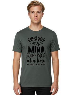 #ad #ad Losing My Mind Mens Graphic Tee 100% Cotton Casual Summer Wear $23.00