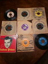 Lot Of 9 Vintage 45's Various Genre