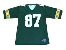 Green Bay Packers Jersey Vintage Men's48 Brooks #87 Reversible Reebok 