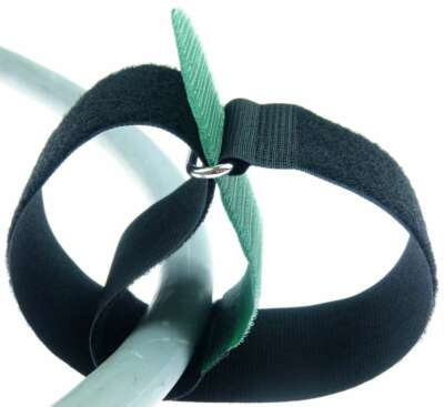 10 X Fascette Per Cavi 800 X 50 Mm VERDE NEON Nastro A Strappo Anello Di Metallo - Foto 5