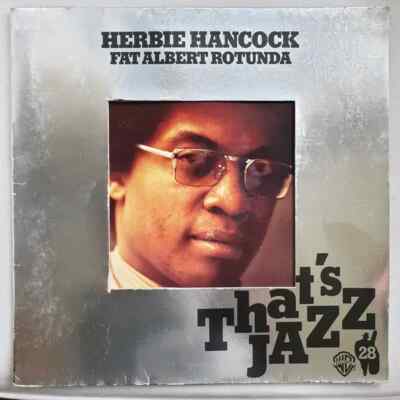 LP Herbie Hancock Fat Albert Rotunda DIE-CUT WINDOW COVER NEAR