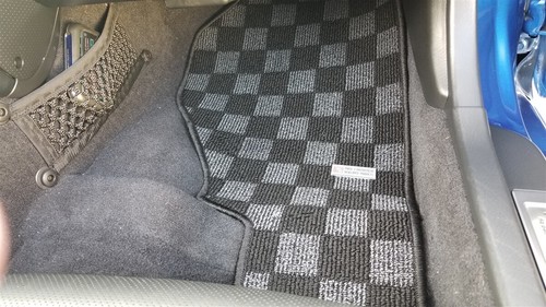 PHASE 2 RACE FLOOR MATS FOR HONDA S2000 S2K AP2 DARK GREY - Picture 3 of 6
