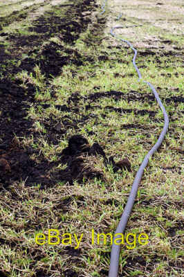 Photo 6x4 Land Drainage Pipe Homer Green Normally hidden away underground c2008