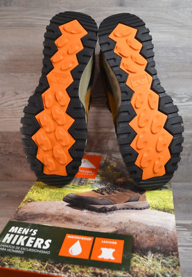 Ozark Trail Redlined Mid Hiker Boots Suede Waterproof Boots  display picture 2