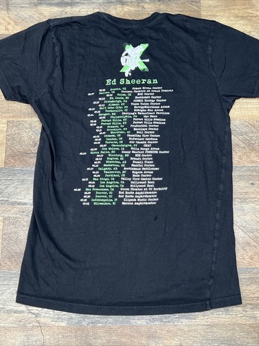 Ed Sheeran Graphic Concert Tour T-shirt 2015 Cotton Rock Me Black Sz Small - Picture 13 of 17