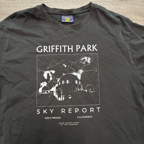 Griffith Park Sky Report T-Shirt XL Coney Island Picnic Organic Cotton Astronomy