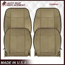 For 2006 2007 2008 2009 2010 Hummer H3 Light Cashmere Tan Leather Seat Cover 313