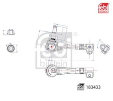 Tie Rod End FEBI BILSTEIN 183433 for BMW X3 X4 3 Series