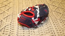 FRANKLIN SPORTS 6" DIGITEK T BALL GLOVE, NAVY/RED/WHITE