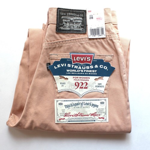 Vintage Deadstock Pink Levi's 922 Jeans 