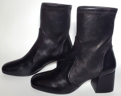 Stuart Weitzman Sleek 60 Boots Sock Bootie,  Size US 8 / EUR 38.5, Black