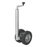 Doppel StüTzrad Vollgummi StüTzrad 48Mm 200X50Mm AnhäNger ZwillingsstüTzrad