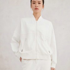 Brunello Cucinelli Women's Spring New Zipper Jacket Elastic Waist Trousers Set