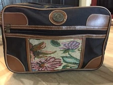 Vintage The Best Luggage brand cosmetic and toiletry bag