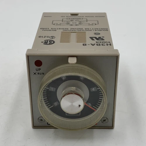 Omron H3BA-8 Timer Used Good Condition 
