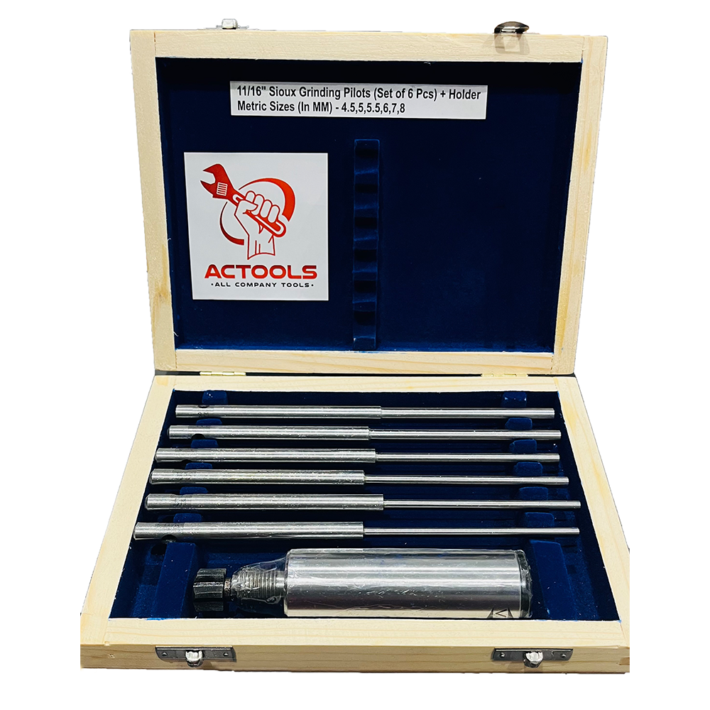 Sioux Valve Seat Grinder Pilots Set 6 Pcs .385" Top Size( 4.5mm to 8mm