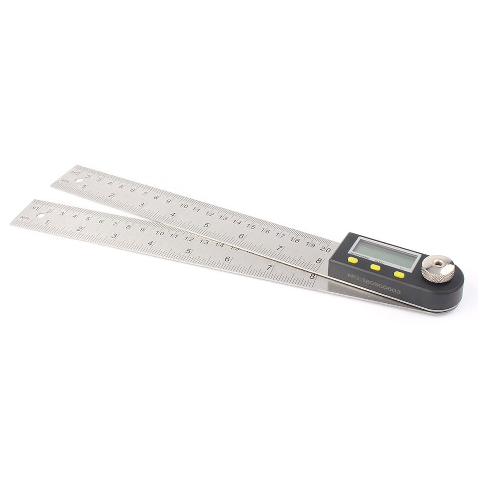 DOUKI Digital Angle Finder 0-300mm Stainless Steel Electronic