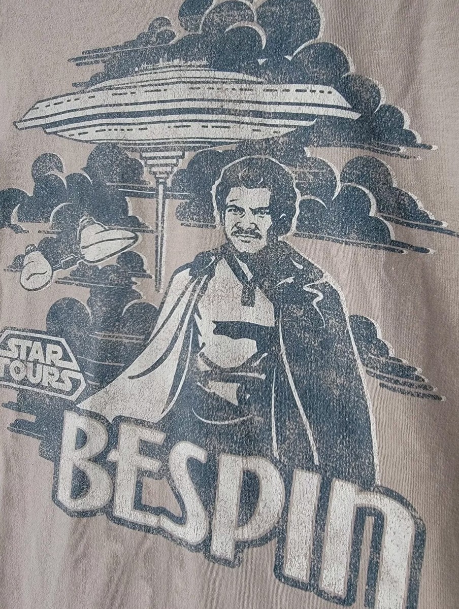 Star Tours " Bespin" Large T Shirt Lando Calrissian Billy Dee Williams Star Wars View 2