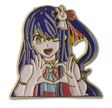 Oshi no Ko Ai Hoshino Idol Soft Enamel Pin Lapel Anime Manga Collectible