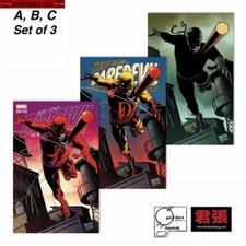 Joe Quesada Daredevil # 600 Virgin Variant A/B/C set Charlie Cox KwanChang.com