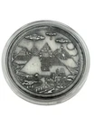 1 Oz .999 Silver Antiqued Finish Mk Barz / Alien Architects Pyramids Limited 250
