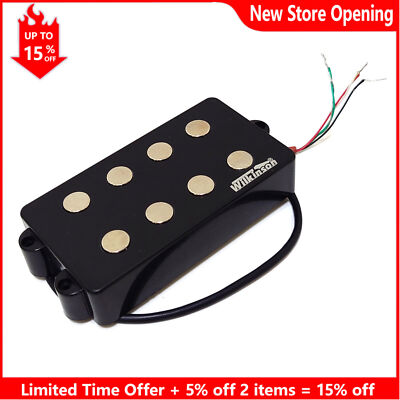 Wilkinson MOM4 4 String Bass Humbucker Pickups for 4 String Bass Guitar