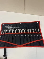 14 Pcs Ratcheting Combination Wrench SAE/Metric, Flex-Head Wrench SAE 5/16"-1...