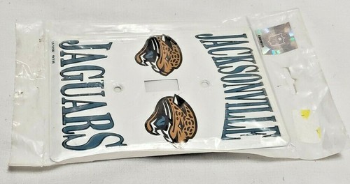 NFL Jacksonville Jaguars Football Metal Single Light Switch Plate Cover New!! - Picture 2 of 5