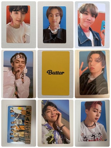 BTS Butter Official Photocard Cream ver Photocard Bangtan Full Member from JP