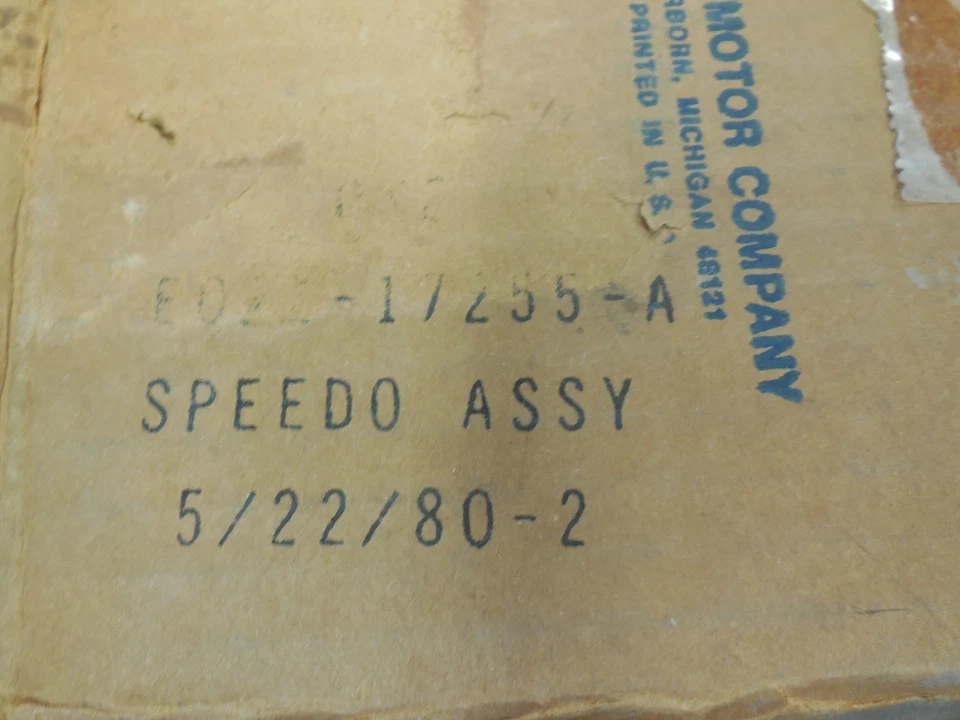 Nuevo de Lote Antiguo 1980 1981 Ford Mustang 85 mph velocímetro ASY Foto 2 de 4