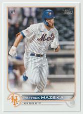 2022 Topps Baseball #166 Patrick Mazeika - New York Mets