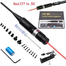 Greenred Laser Bore Sight Kit .177 To.50 Caliber Boresighter For Rifles Handgun