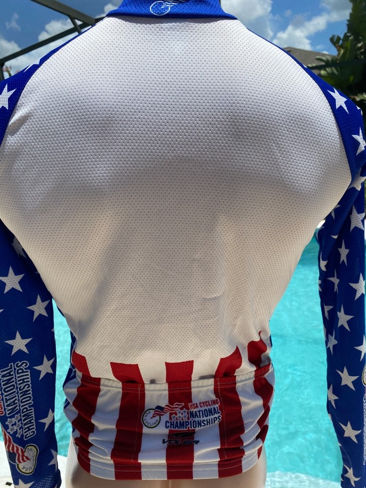 Voler VW USA Championship Red White Blue Bike Cycle Cycling Jersey