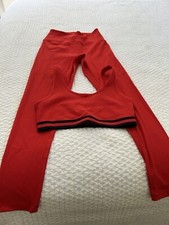 Solid And Striped Leggings And Sports Bra Set- Size Small- Washed But Never Worn