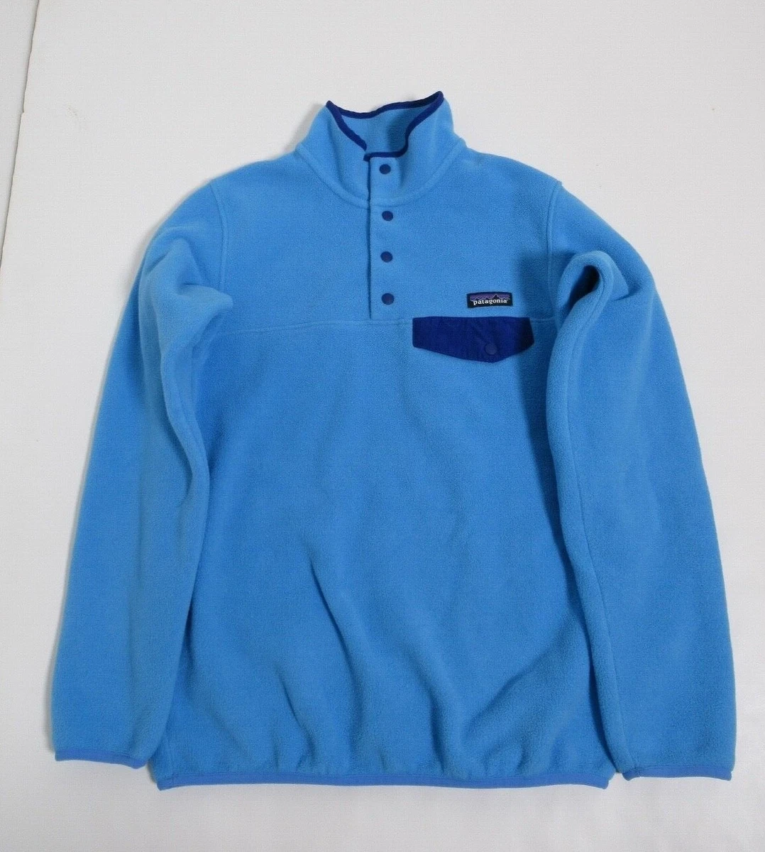 Patagonia light blue fleece sales
