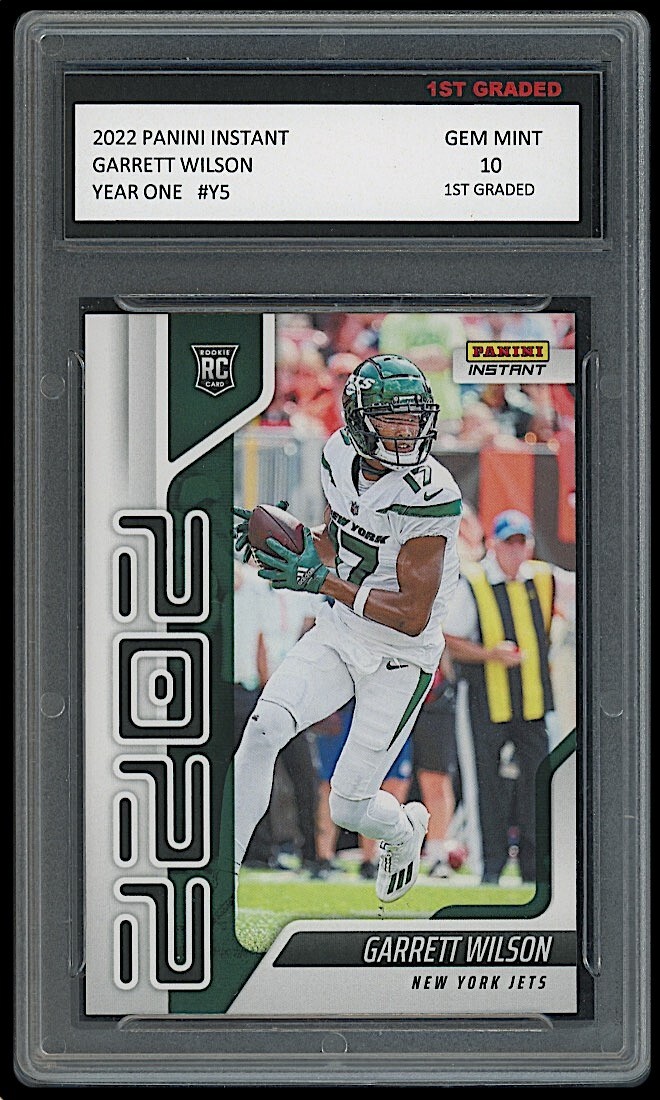 2022 Panini Instant NFL - Year One Garrett Wilson #Y5 /874 (RC) for ...