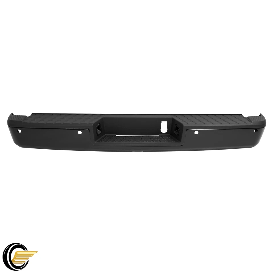 Para-choque traseiro aço preto para Nissan Titan XD SL SV Crew Cab 2016-2020 - Imagem 2 de 4