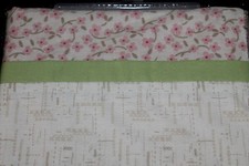Kidsline Sweet Dreams Window Valance 60x14 pink green floral girls decor new
