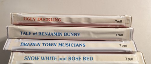 Lot Of 4 Troll Read Along Books & Tapes - Vtg Fairytales - Snow White & Rose Red - Picture 2 of 20