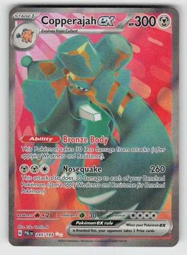 Copperajah ex 245/193 Ultra Rare Paldea Evolved Near Mint