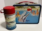 Vintage 1966 Flipper Metal Lunchbox & Thermos — photo 1