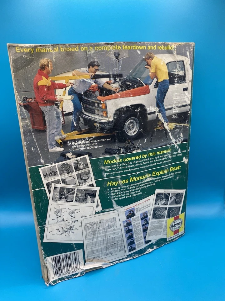 Haynes Repair Manual 24065 #1664 Chevrolet & GMC Pick-Ups 1988-1995 All Models - Image 2 of 4