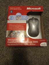 Microsoft Comfort Optical Mouse 3000 Magnifier Tilt Wheel Model 1043 PC Mac